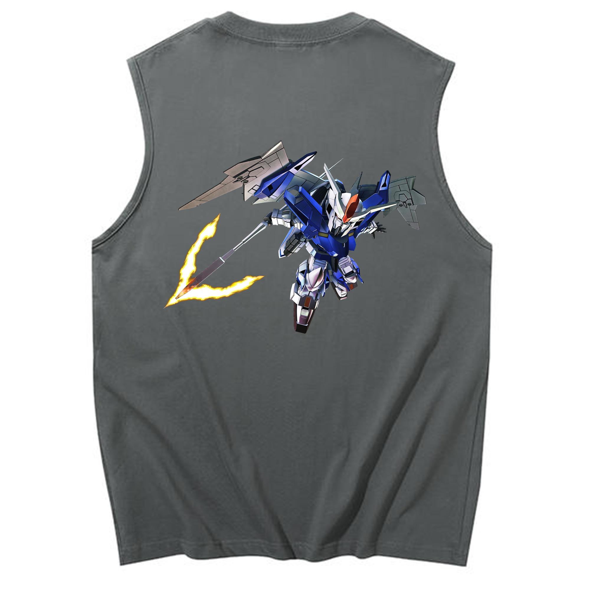 （画像用） 機動戦士ガンダム Mobile Suit Gundam コットン100％タンクトップ（背面プリント）